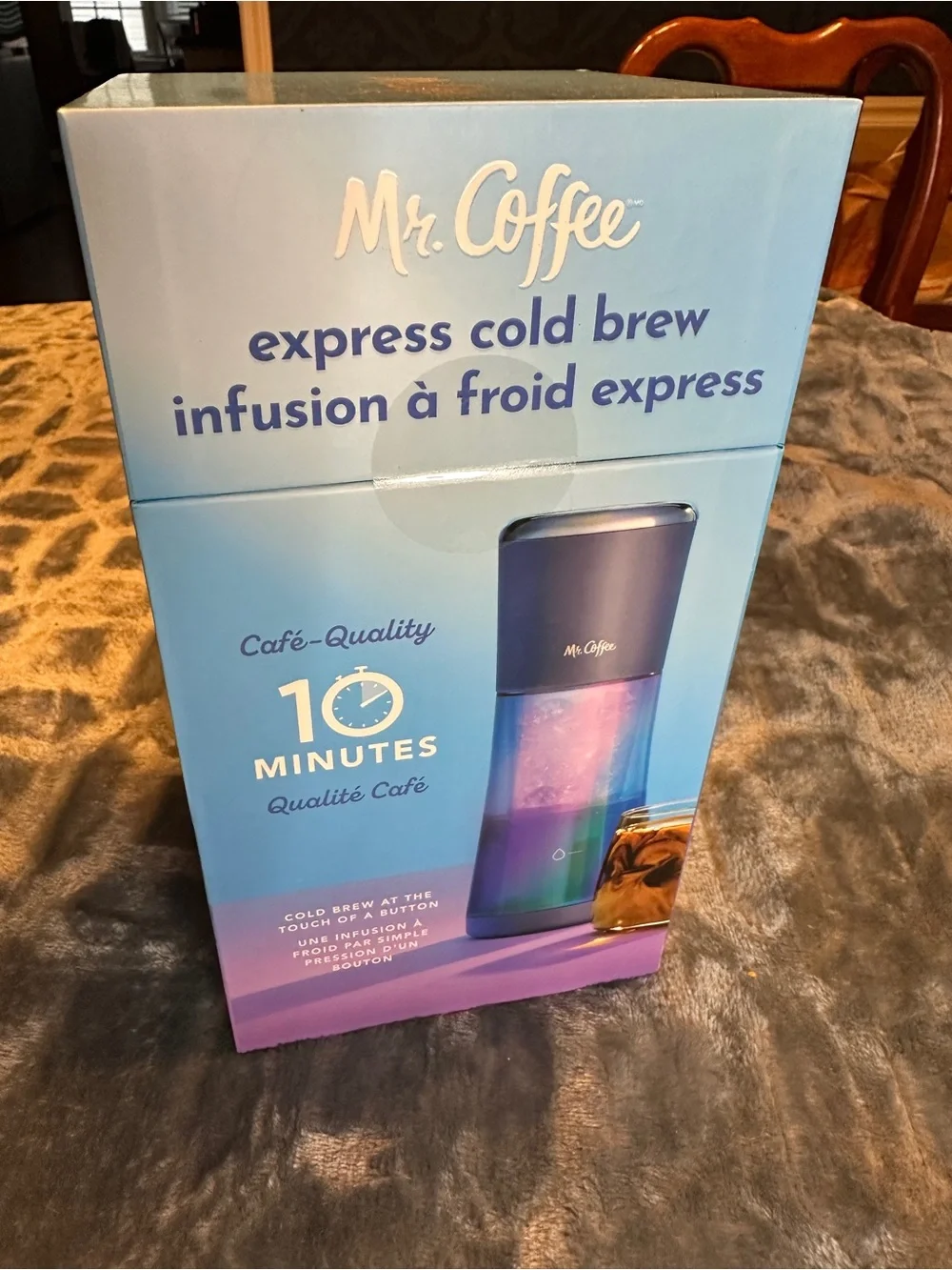Mr. Coffee Express Cold Brew Maker - Iridescent Blue